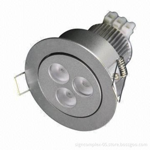 5W LED Downlight, Compliant with the RoHS Directive and No UV or IR Radiation